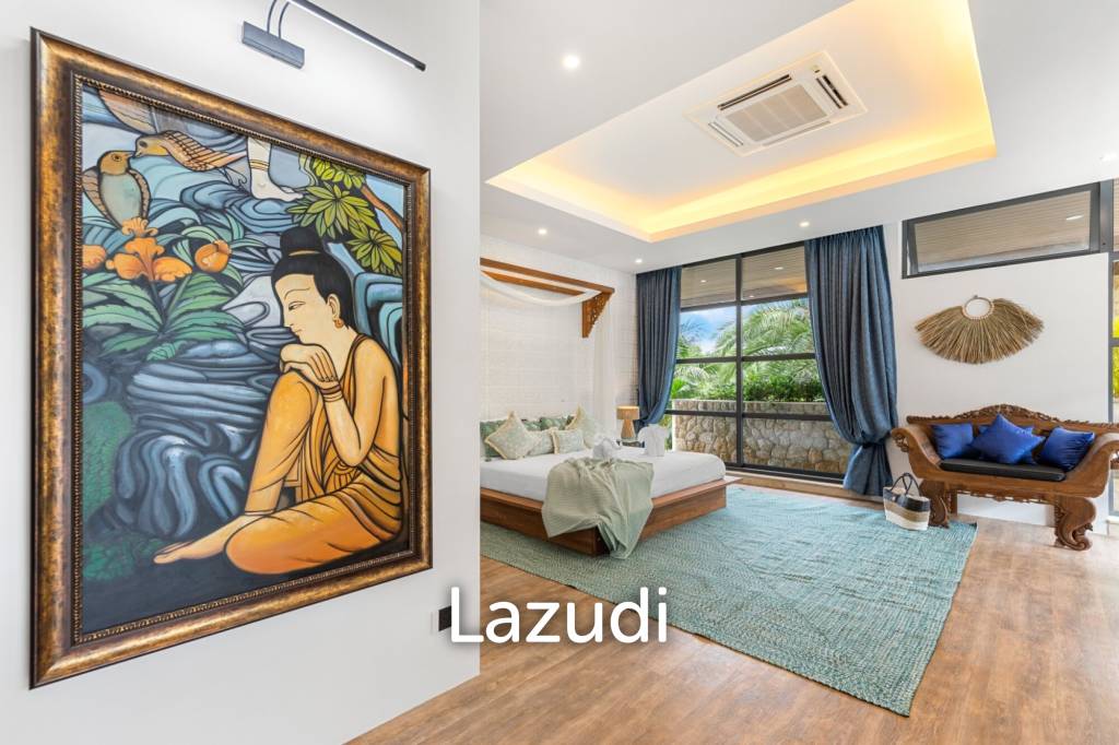 Luxury 5-Bedroom Estate in Mae Nam – 2,500 sqm Tropical Garden