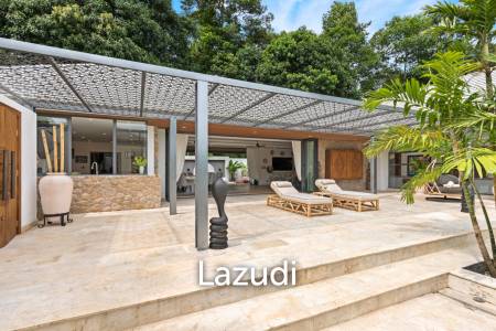 Luxury 5-Bedroom Estate in Mae Nam – 2,500 sqm Tropical Garden