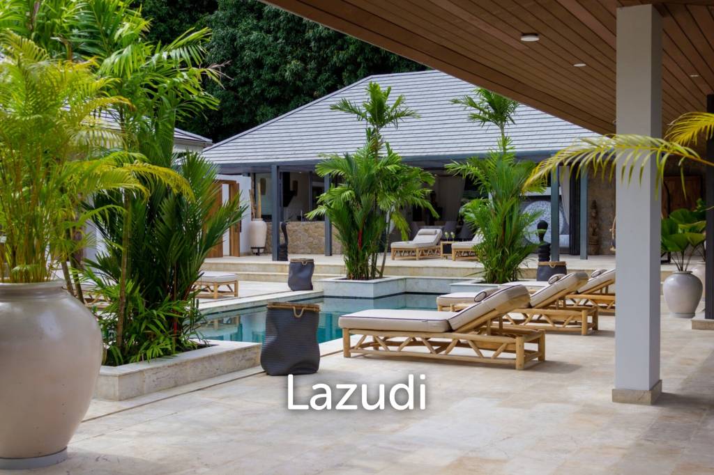 Luxury 5-Bedroom Estate in Mae Nam – 2,500 sqm Tropical Garden