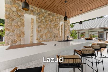 Luxury 5-Bedroom Estate in Mae Nam – 2,500 sqm Tropical Garden