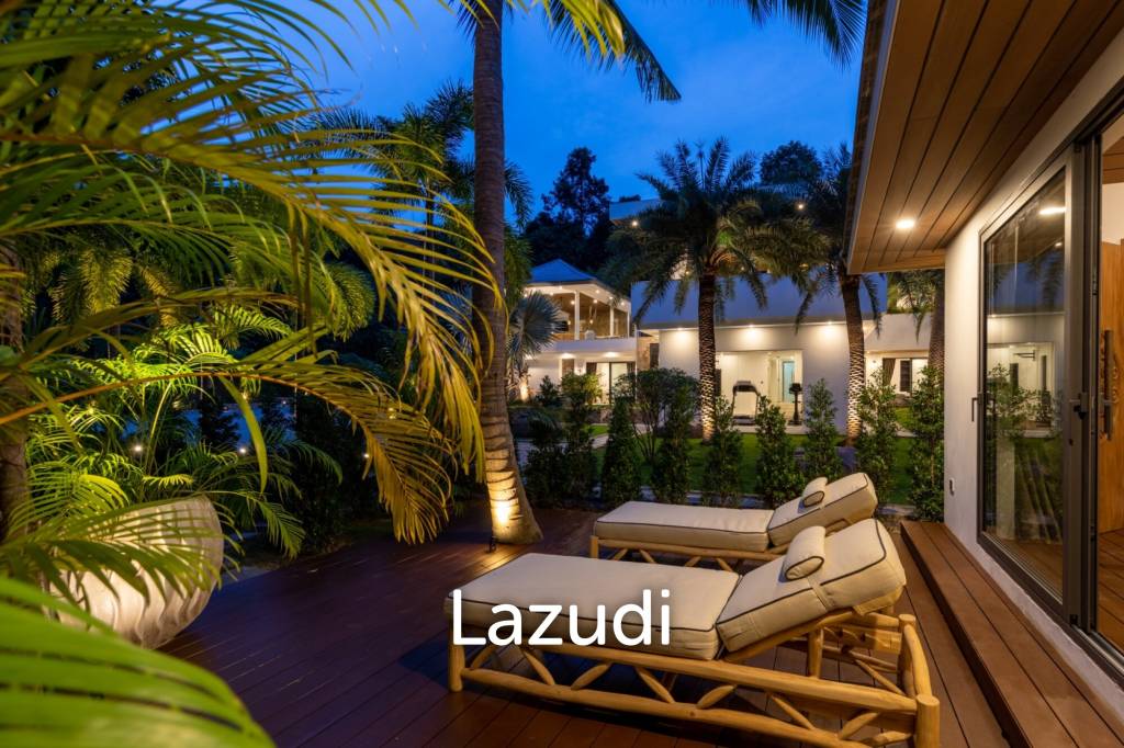 Luxury 5-Bedroom Estate in Mae Nam – 2,500 sqm Tropical Garden