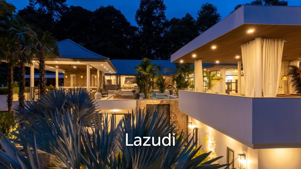 Luxury 5-Bedroom Estate in Mae Nam – 2,500 sqm Tropical Garden