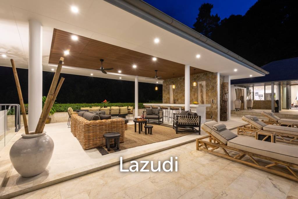 Luxury 5-Bedroom Estate in Mae Nam – 2,500 sqm Tropical Garden