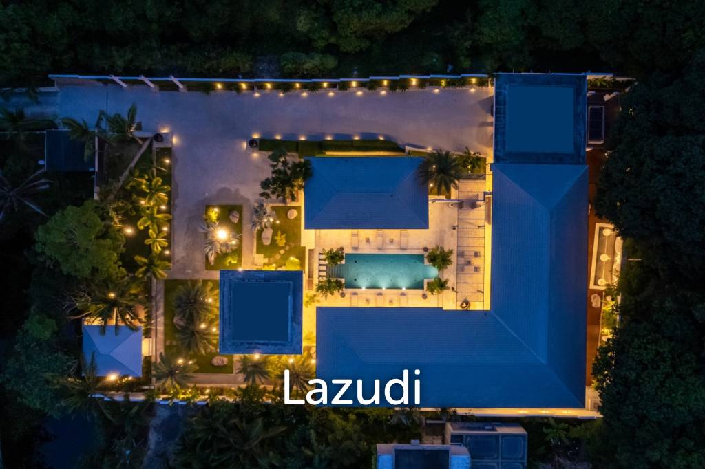 Luxury 5-Bedroom Estate in Mae Nam – 2,500 sqm Tropical Garden