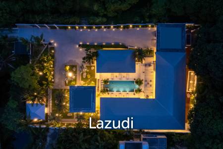 Luxury 5-Bedroom Estate in Mae Nam – 2,500 sqm Tropical Garden