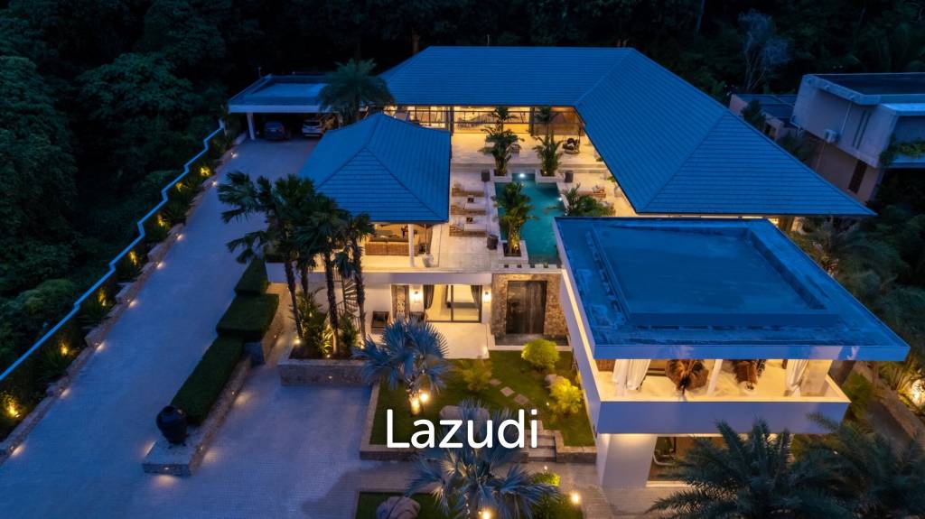 Luxury 5-Bedroom Estate in Mae Nam – 2,500 sqm Tropical Garden