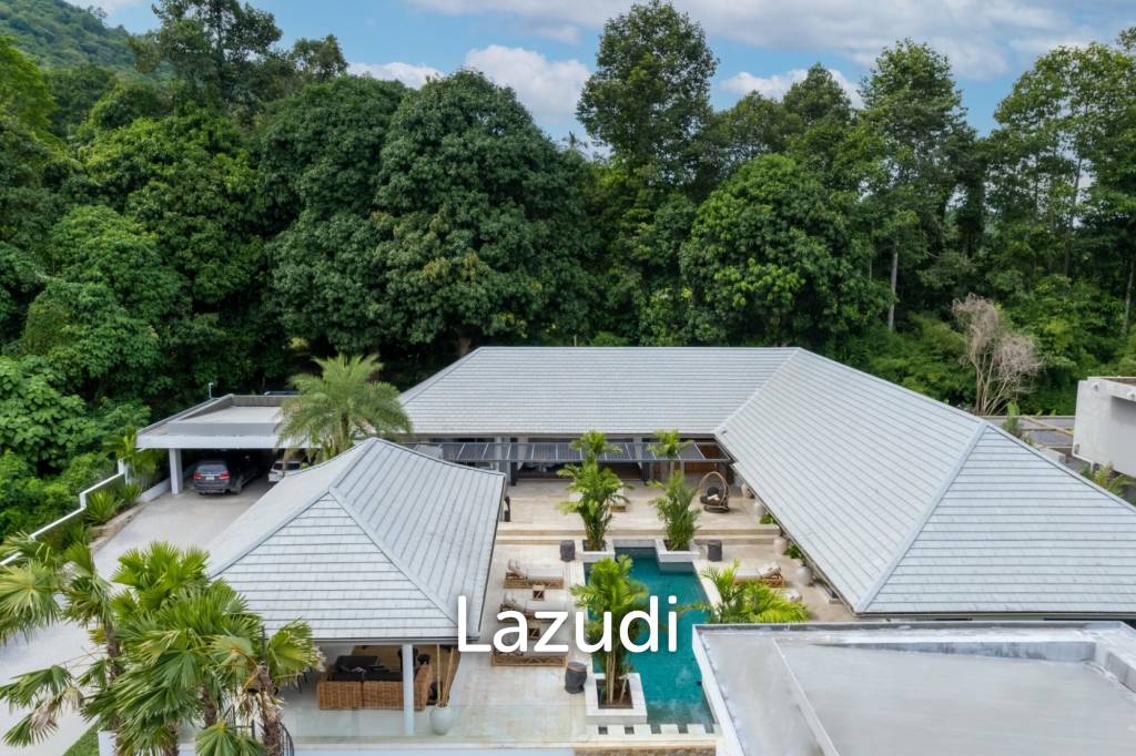 Luxury 5-Bedroom Estate in Mae Nam – 2,500 sqm Tropical Garden