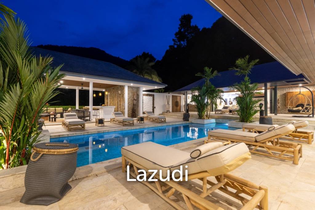 Luxury 5-Bedroom Estate in Mae Nam – 2,500 sqm Tropical Garden