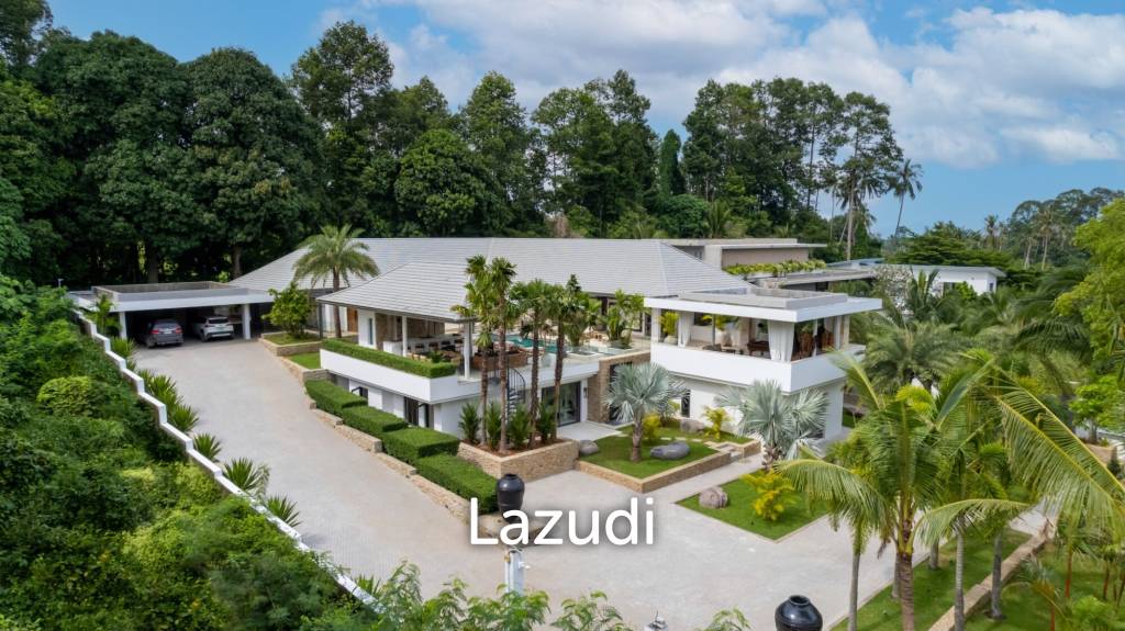 Luxury 5-Bedroom Estate in Mae Nam – 2,500 sqm Tropical Garden