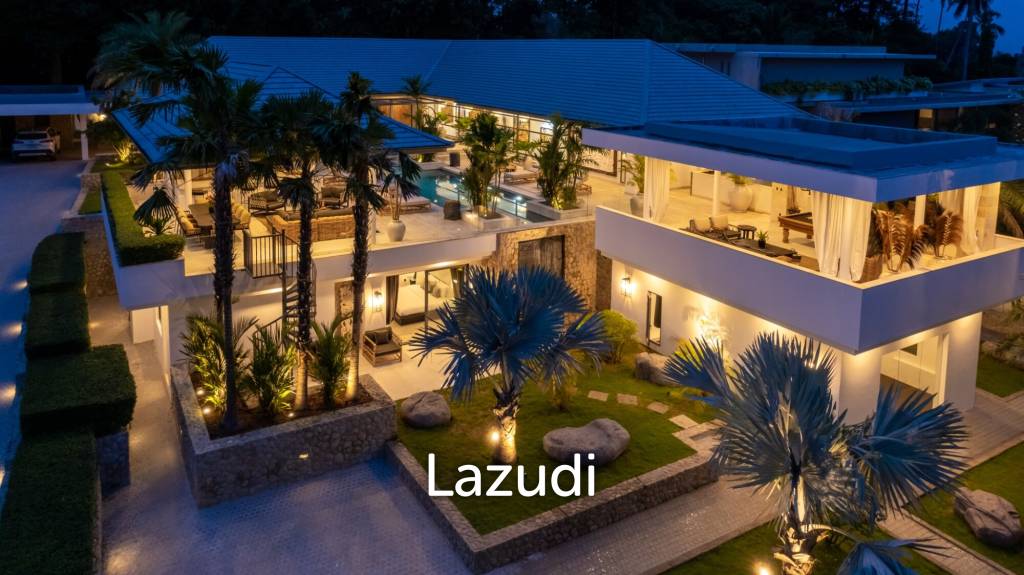 Luxury 5-Bedroom Estate in Mae Nam – 2,500 sqm Tropical Garden