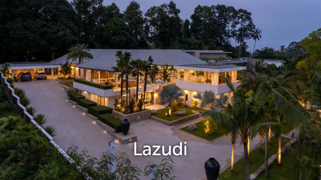 Luxury 5-Bedroom Estate in Mae Nam – 2,500 sqm Tropical Garden