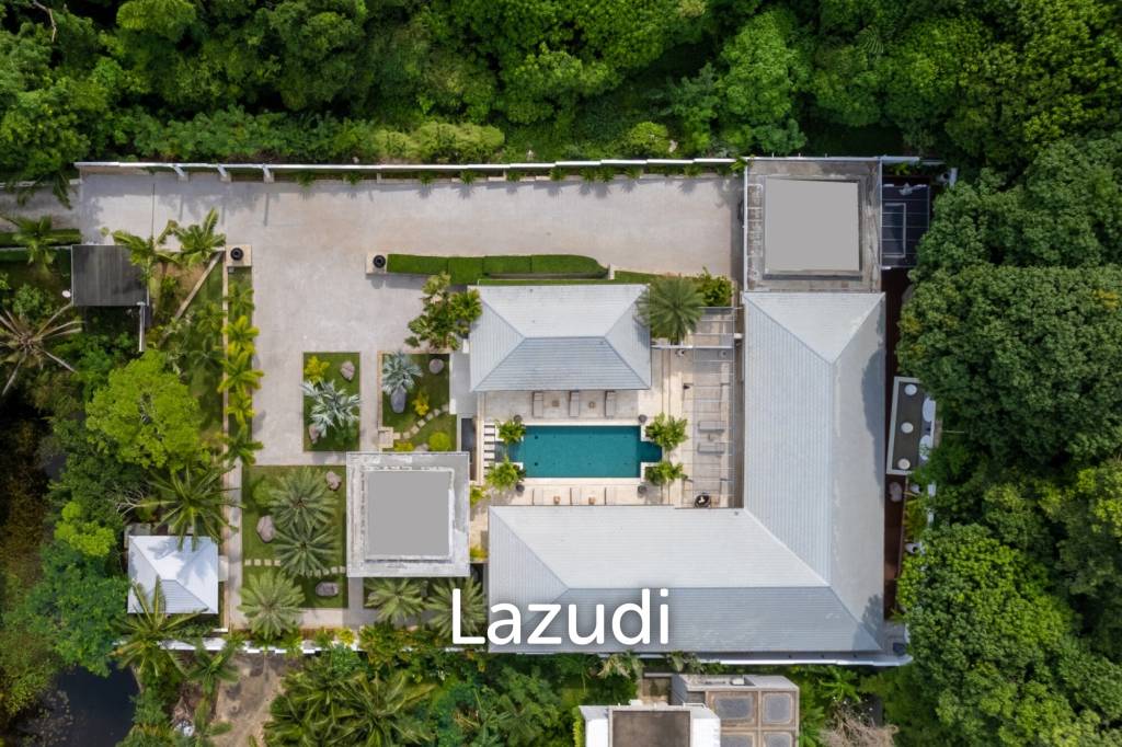 Luxury 5-Bedroom Estate in Mae Nam – 2,500 sqm Tropical Garden