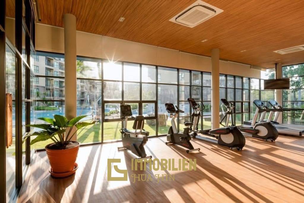 คอนโด เรน ชะอำ ชั้น 2 พร้อมเฟอร์ครบ ทำเลชะอำ-หัวหิน วิวสวน