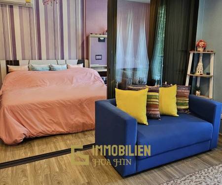 คอนโด เรน ชะอำ ชั้น 2 พร้อมเฟอร์ครบ ทำเลชะอำ-หัวหิน วิวสวน