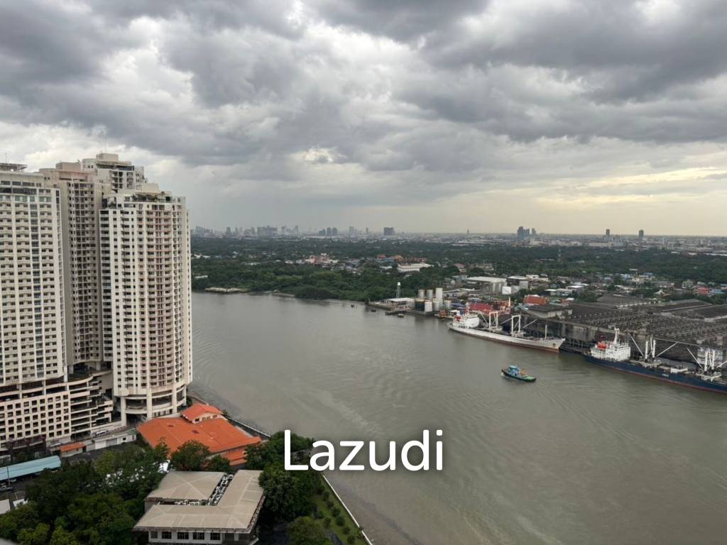 186 sqm river view 3 bedroom condo at The Pano