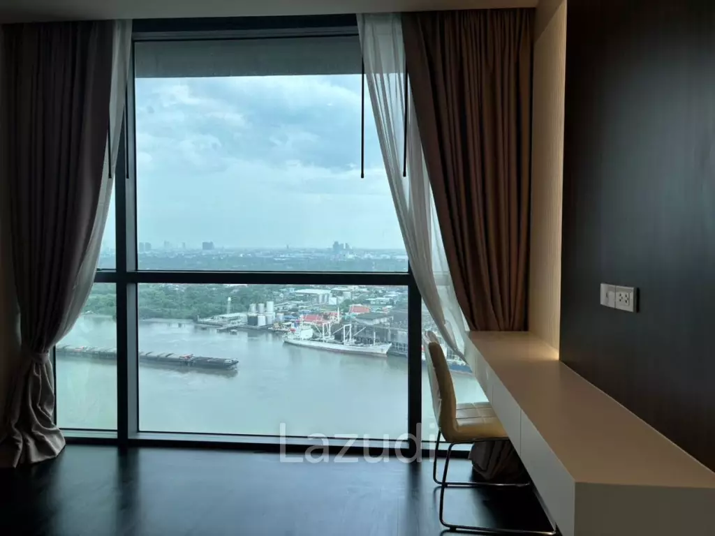 186 sqm river view 3 bedroom condo at The Pano