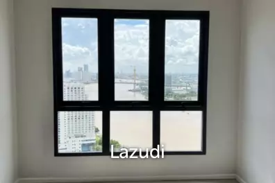 90.9 sqm high floor condo with river view at The Key Rama 3