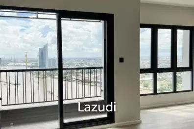 90.9 sqm high floor condo with river view at The Key Rama 3