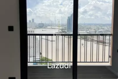 90.9 sqm high floor condo with river view at The Key Rama 3