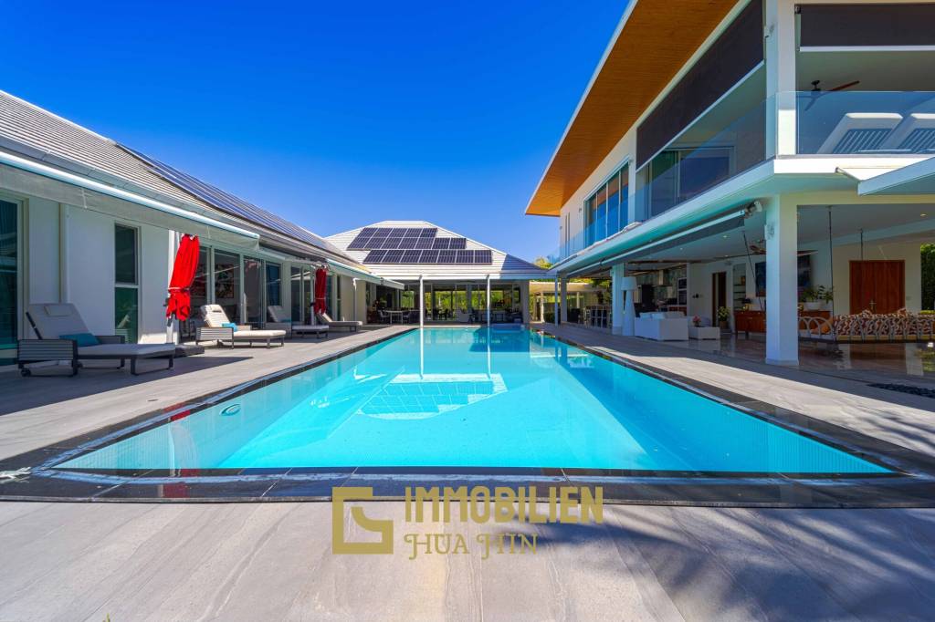 วิลล่าหรูสไตล์โมเดิร์น 7 ห้องนอน – สนามกอล์ฟ ปาล์ม ฮิลล์ ชะอำ (Palm Hills Golf Club)