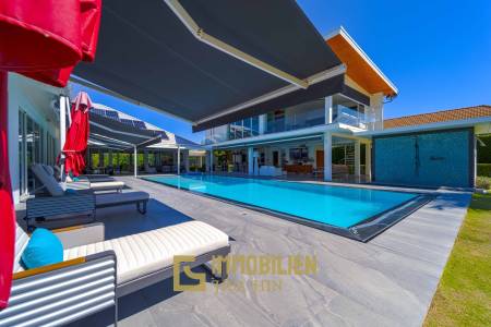 วิลล่าหรูสไตล์โมเดิร์น 7 ห้องนอน – สนามกอล์ฟ ปาล์ม ฮิลล์ ชะอำ (Palm Hills Golf Club)