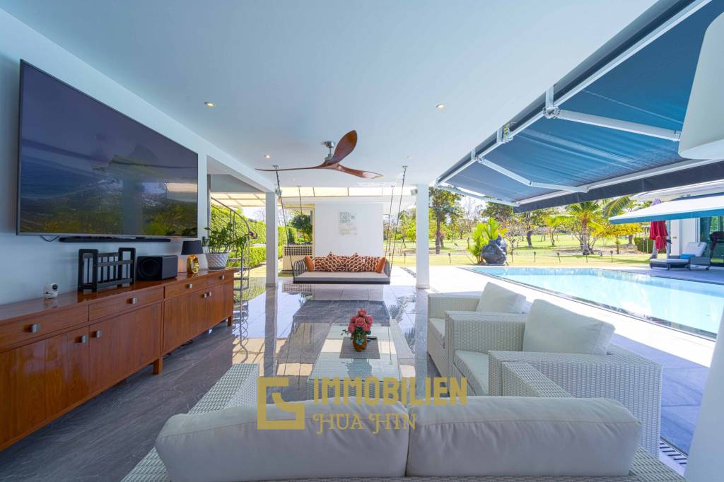 วิลล่าหรูสไตล์โมเดิร์น 7 ห้องนอน – สนามกอล์ฟ ปาล์ม ฮิลล์ ชะอำ (Palm Hills Golf Club)