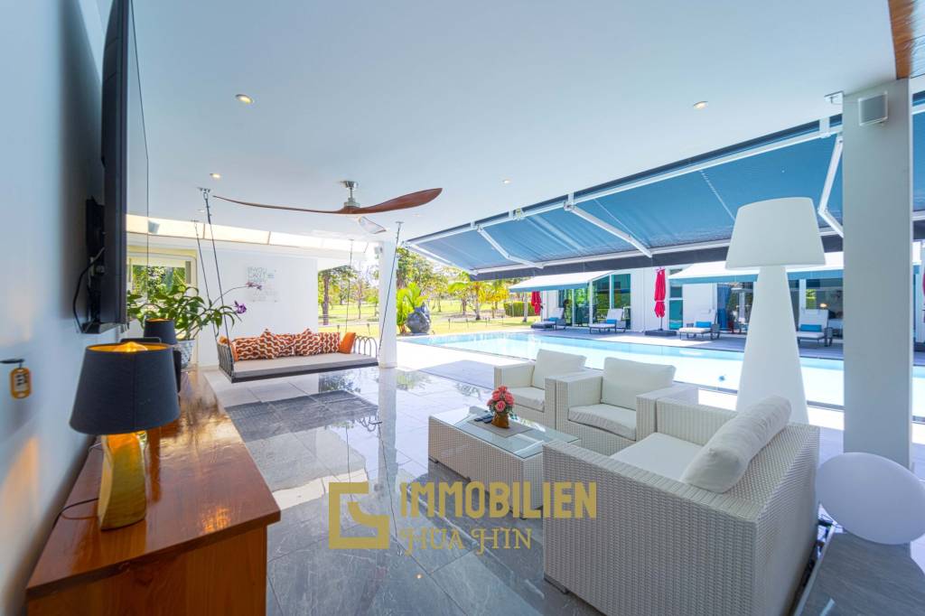 วิลล่าหรูสไตล์โมเดิร์น 7 ห้องนอน – สนามกอล์ฟ ปาล์ม ฮิลล์ ชะอำ (Palm Hills Golf Club)