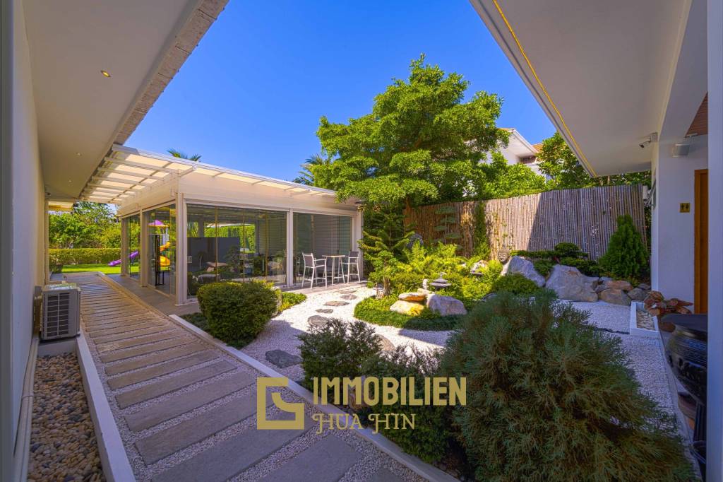 วิลล่าหรูสไตล์โมเดิร์น 7 ห้องนอน – สนามกอล์ฟ ปาล์ม ฮิลล์ ชะอำ (Palm Hills Golf Club)