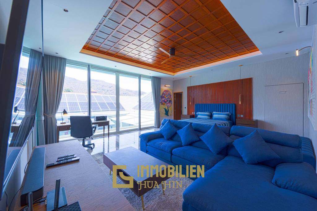 วิลล่าหรูสไตล์โมเดิร์น 7 ห้องนอน – สนามกอล์ฟ ปาล์ม ฮิลล์ ชะอำ (Palm Hills Golf Club)