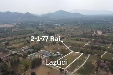 ขายที่ดินเปล่า 2-1-77 ไร่ วิวภูเขา ทำเลชนบทเงียบสงบ หนองพลับ หัวหิน