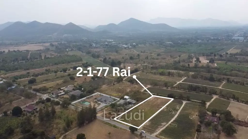 2-1-77 Rai Mountain View Land in Nong Phlap Hua Hin