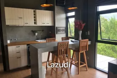 Modern designer 3 storey pool villa with roof terrace with sea views, only 200 meters from pristine Beach