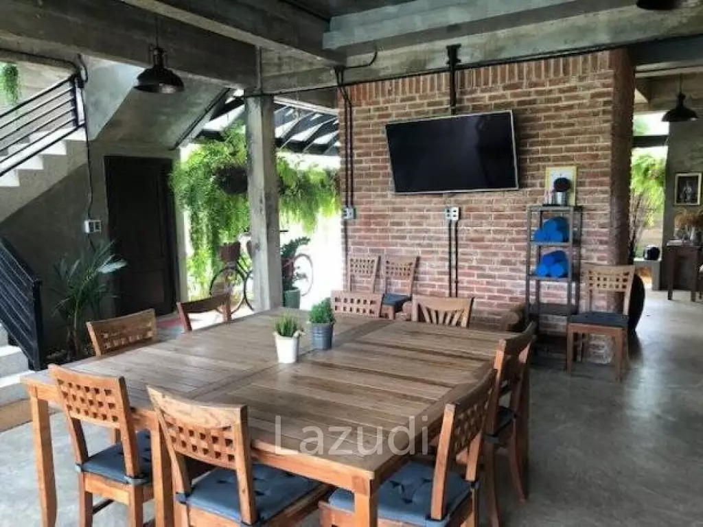 Modern designer 3 storey pool villa with roof terrace with sea views, only 200 meters from pristine Beach