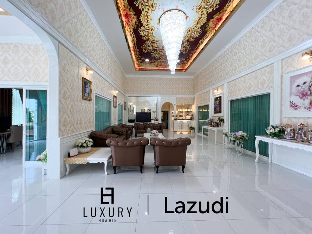 4 Bedroom Detached Home on 4-2-74 Rai  in Hua Hin