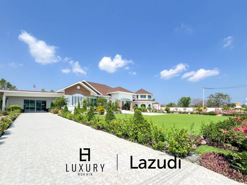 4 Bedroom Detached Home on 4-2-74 Rai  in Hua Hin