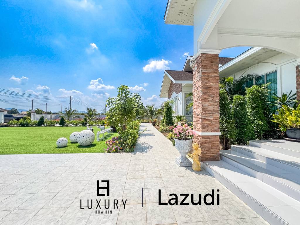 4 Bedroom Detached Home on 4-2-74 Rai  in Hua Hin