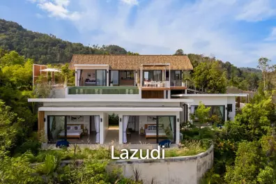 Stunning 4-Bedroom Sea View Villa in Mae Haad, Koh Phangan