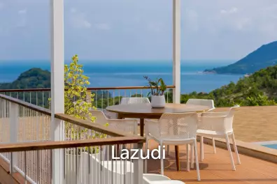 Stunning 4-Bedroom Sea View Villa in Mae Haad, Koh Phangan