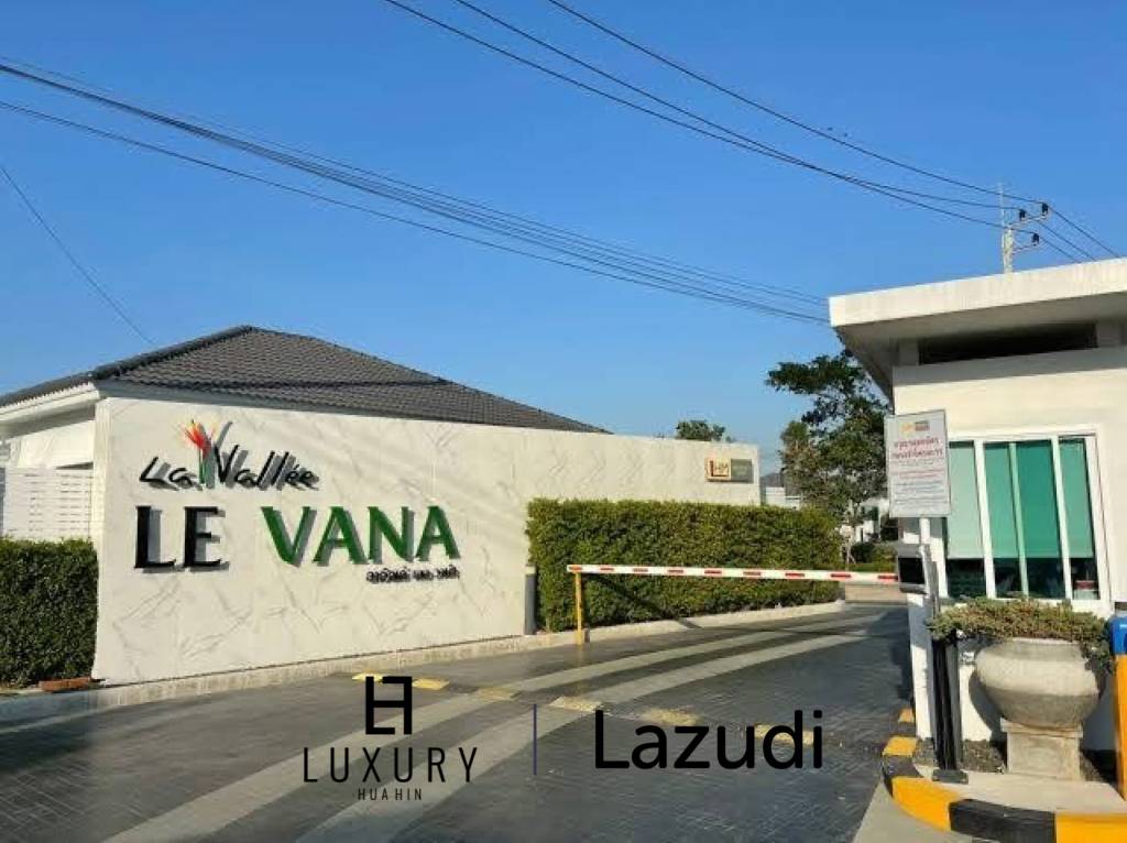 บ้านเดี่ยวโมเดิร์น 144 ตร.ม. พร้อมสระว่ายน้ำส่วนกลาง ย่านหินเหล็กไฟ หัวหิน