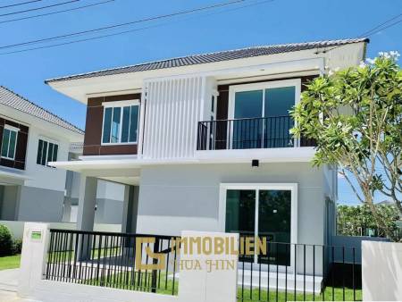 บ้านเดี่ยวโมเดิร์น 144 ตร.ม. พร้อมสระว่ายน้ำส่วนกลาง ย่านหินเหล็กไฟ หัวหิน