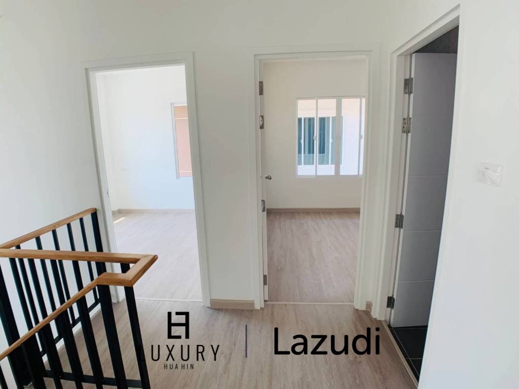 บ้านเดี่ยวโมเดิร์น 144 ตร.ม. พร้อมสระว่ายน้ำส่วนกลาง ย่านหินเหล็กไฟ หัวหิน