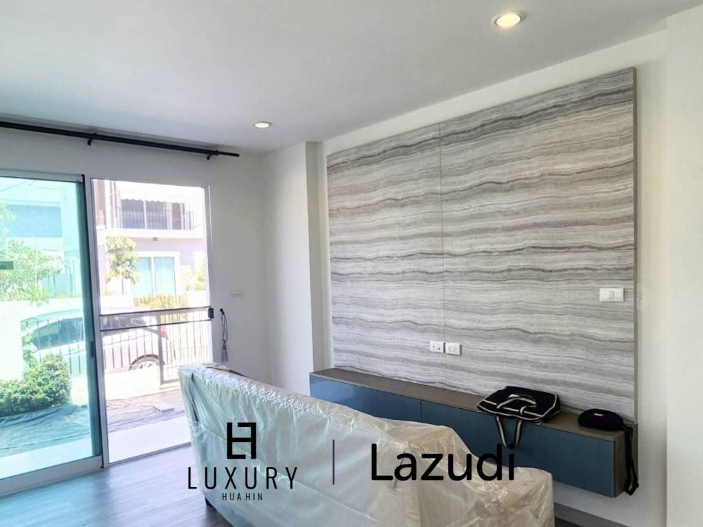 บ้านเดี่ยวโมเดิร์น 144 ตร.ม. พร้อมสระว่ายน้ำส่วนกลาง ย่านหินเหล็กไฟ หัวหิน