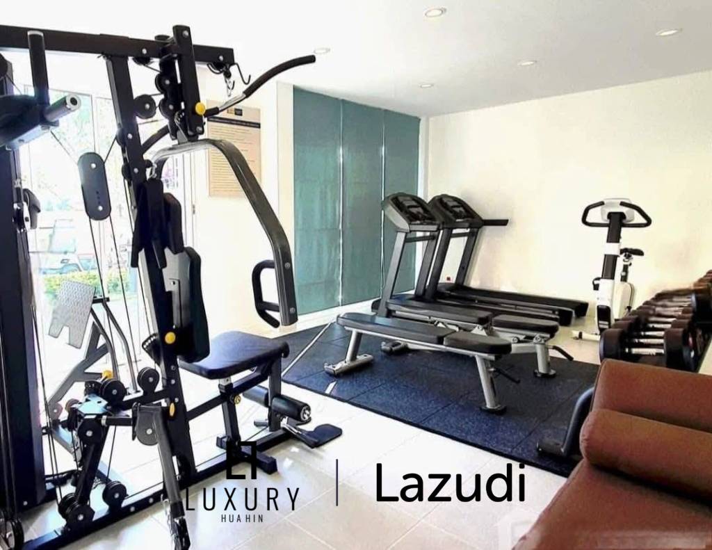 บ้านเดี่ยวโมเดิร์น 144 ตร.ม. พร้อมสระว่ายน้ำส่วนกลาง ย่านหินเหล็กไฟ หัวหิน