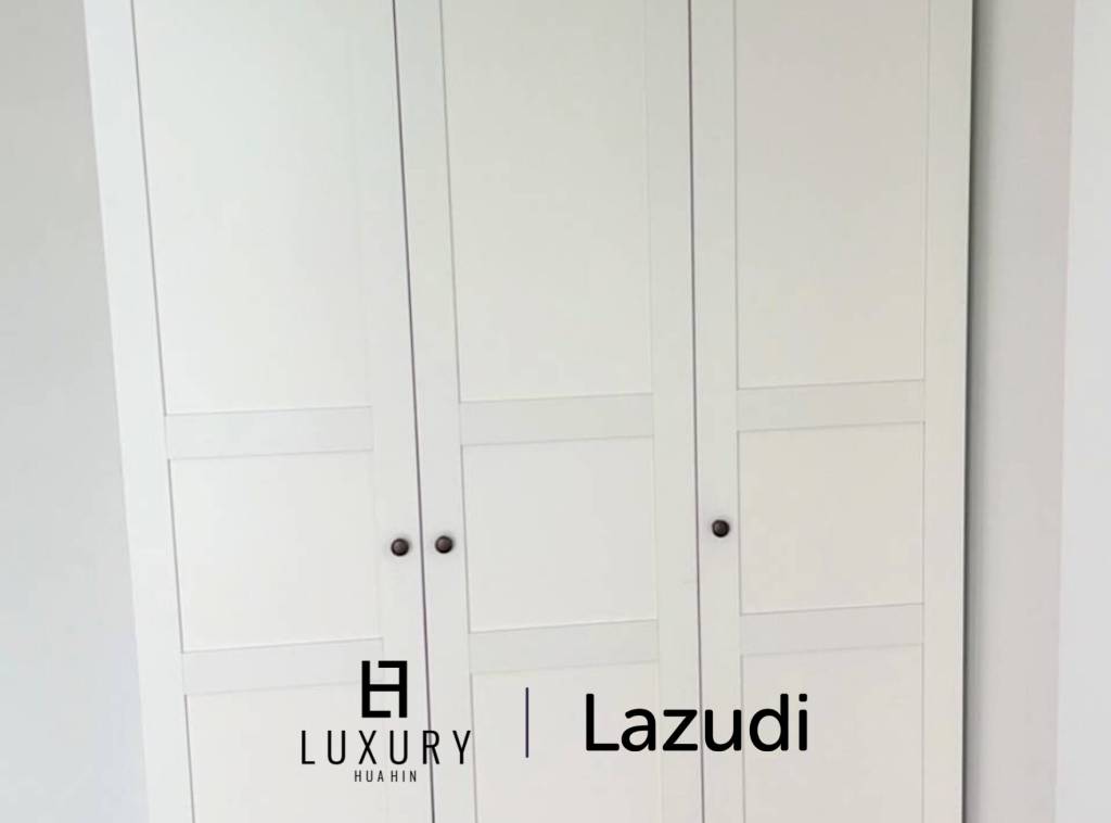 บ้านเดี่ยวโมเดิร์น 144 ตร.ม. พร้อมสระว่ายน้ำส่วนกลาง ย่านหินเหล็กไฟ หัวหิน