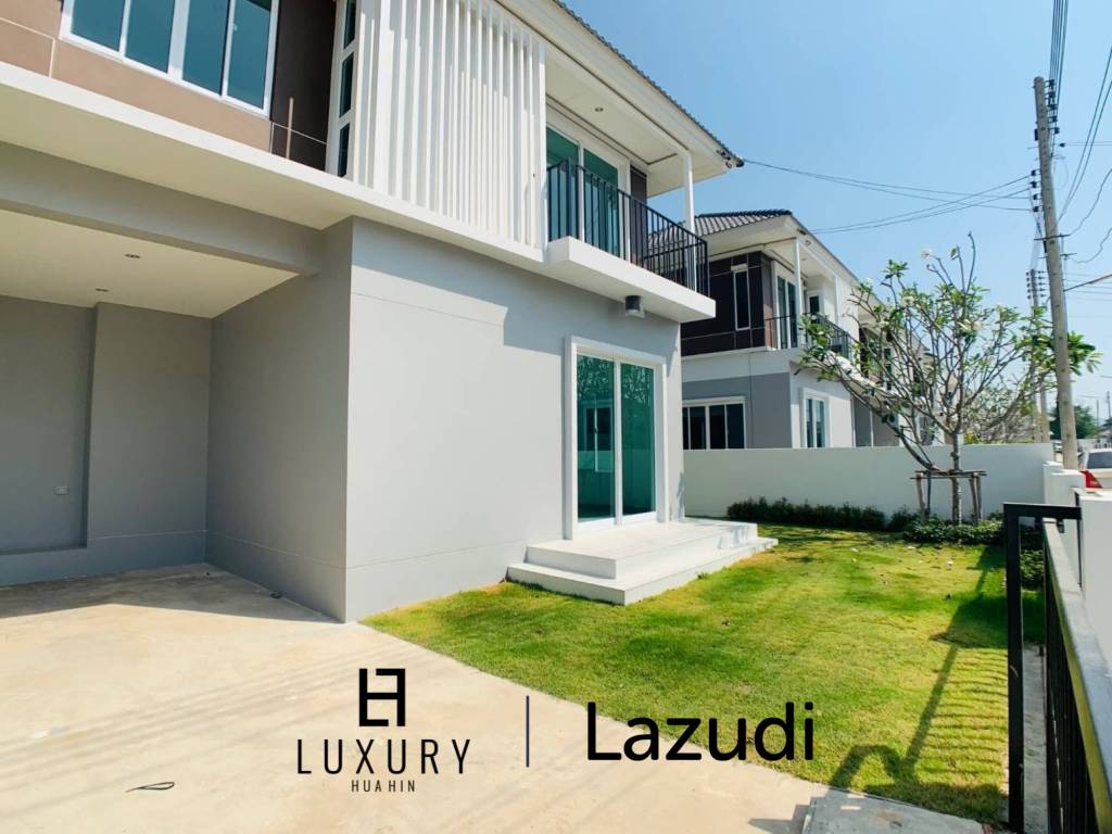 บ้านเดี่ยวโมเดิร์น 144 ตร.ม. พร้อมสระว่ายน้ำส่วนกลาง ย่านหินเหล็กไฟ หัวหิน