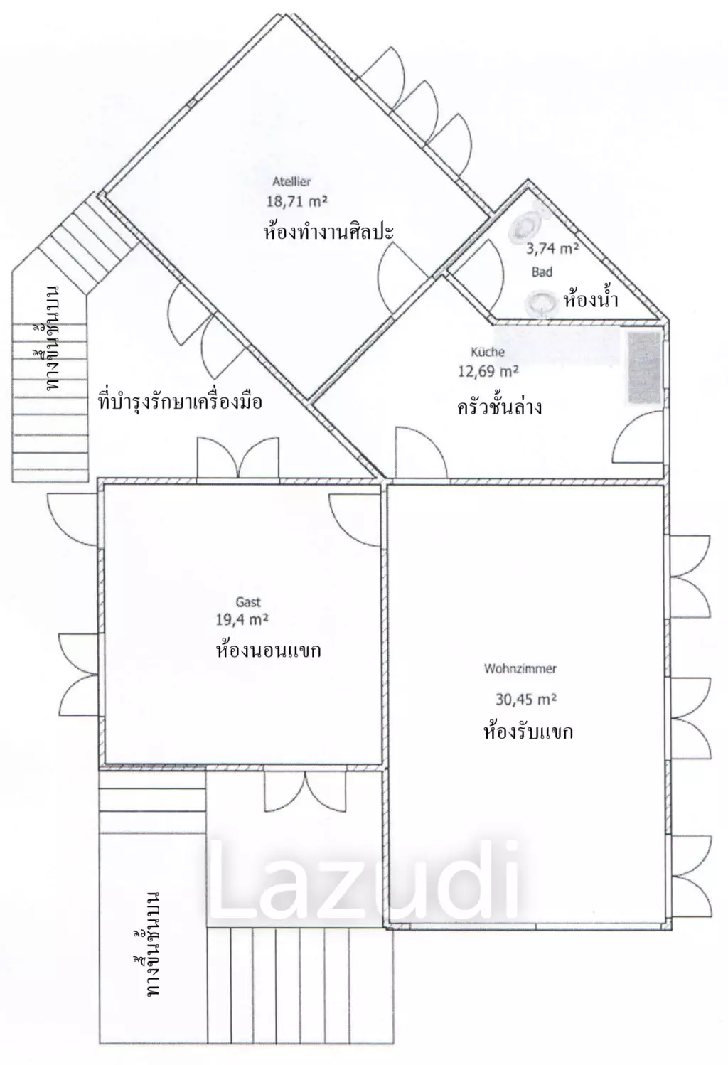 Tropical 180 sqm Two-Storey Detached Home with Garden Oasis