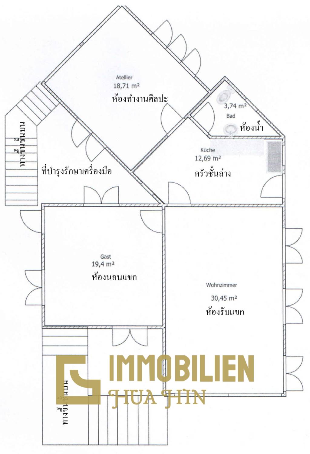 บ้านเดี่ยวทรอปิคอล 180 ตร.ม. บนที่ดิน 690 ตร.ม. ทำเลเงียบสงบ