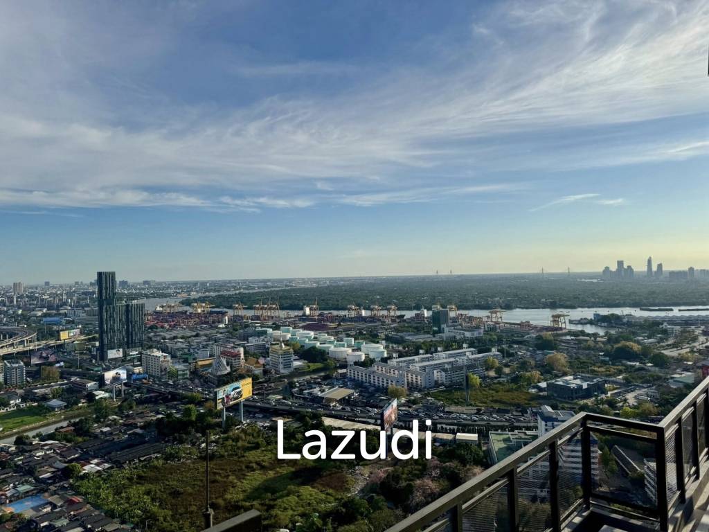 36 sqm high floor 2 bedroom condo Aspire Sukhumvit-Rama 4 Phra Khanong Bangkok