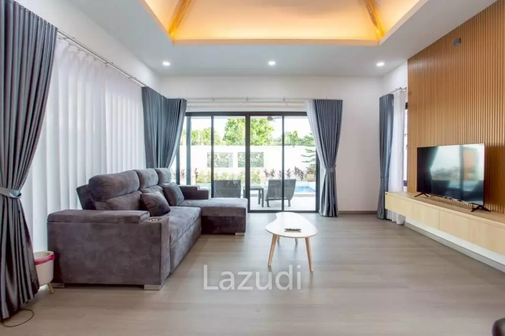 318 sqm modern pool villa with rooftop terrace