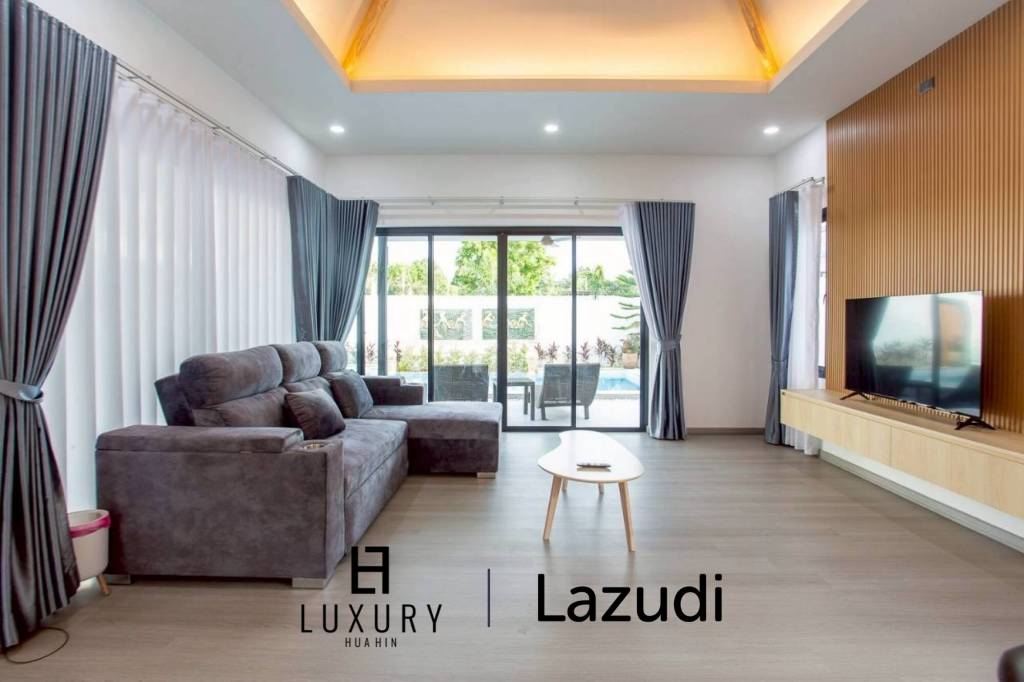 พูลวิลล่าชั้นเดียว 318 ตร.ม. ใกล้วิวภูเขา ใจกลางหัวหิน